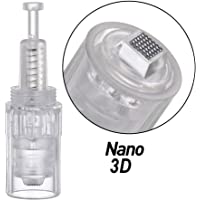 Los mejores  - 10pcs Derma Pen agujas Nano 3D- microneedling agujas de repuesto puntas cartucho tornillo slot para Electric…